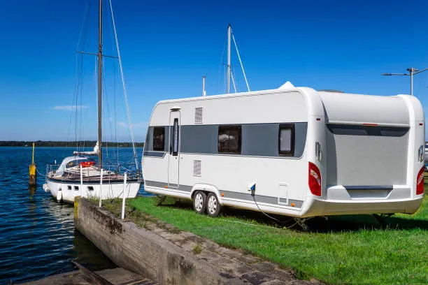 modern luxury static caravan